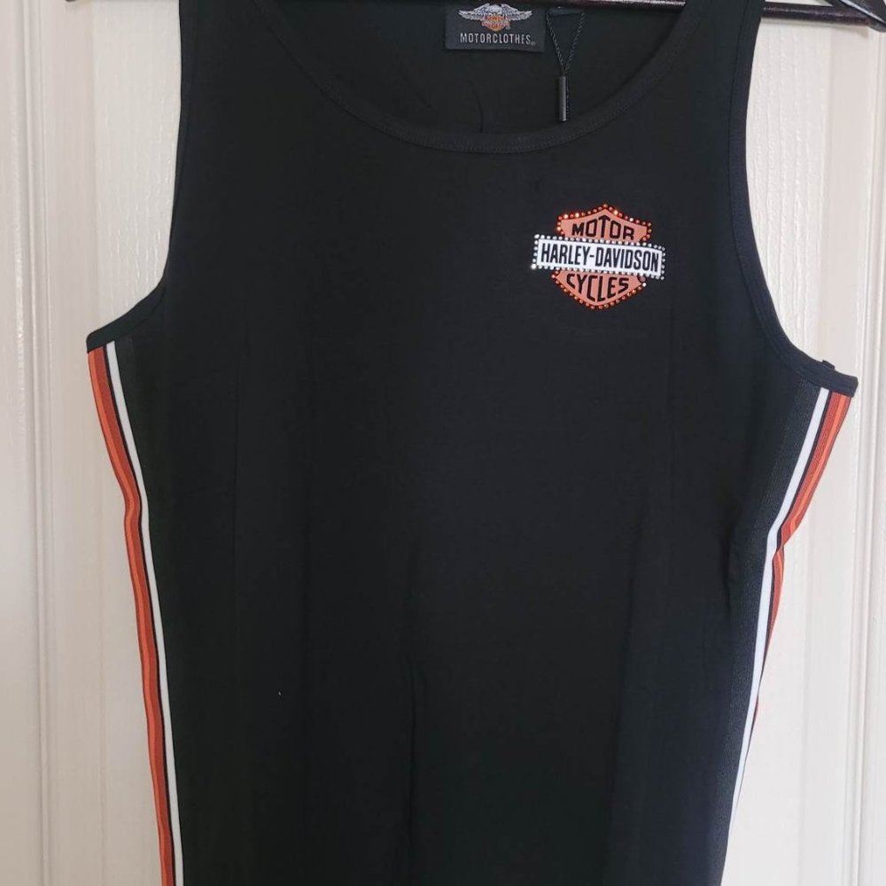 HD Womens Sider Stripe Sleeveless Tank